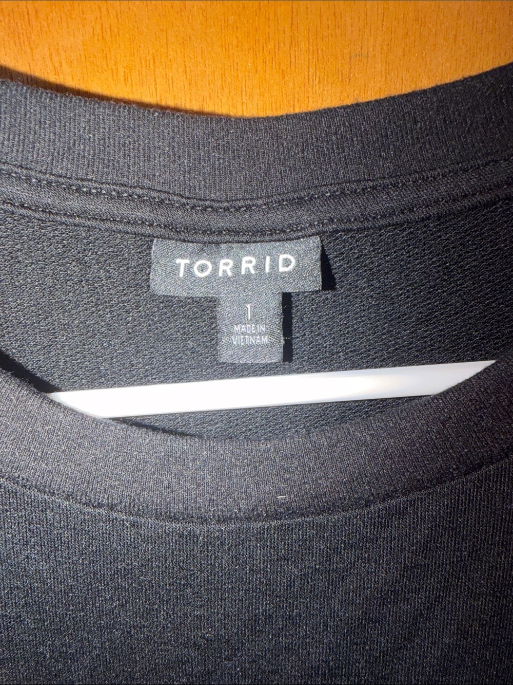 torrid Black Sheer Puff-Sleeve Scoop Neck Sweater Top with Heart Detail - Picture 3 of 5